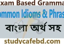 Common Idioms & Phrases for IELTS