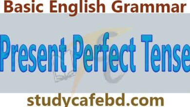What is present perfect tense and its classification study cafe bd